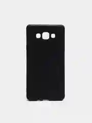 Черный чехол для Samsung Galaxy A7 2015 (SM-A700F), Самсунг Галакси А7 (СМ-А700Ф), черный силиконовый
