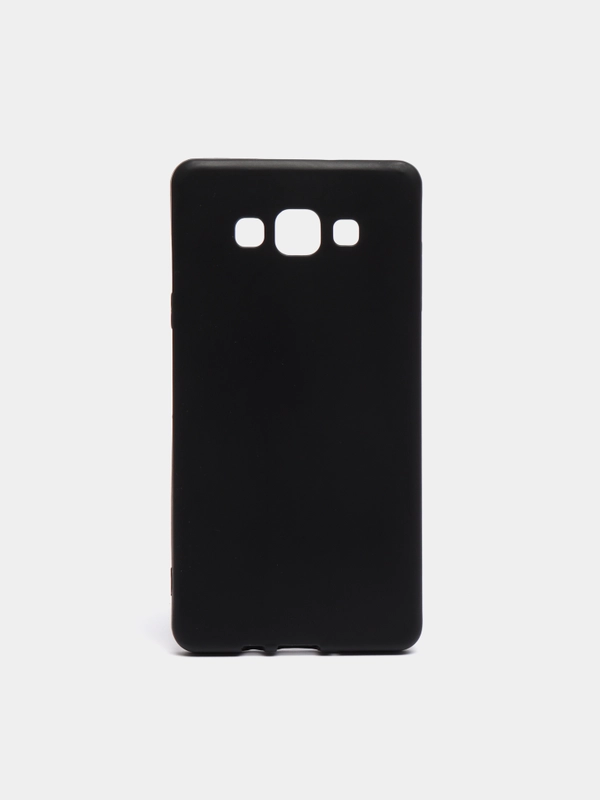 Чехол для Samsung Galaxy A7 2015 (SM-A700F), Самсунг Галакси А7 (СМ-А700Ф), черный силиконовый