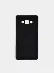 Черный чехол для Samsung Galaxy A7 2015 (SM-A700F), Самсунг Галакси А7 (СМ-А700Ф), черный силиконовый