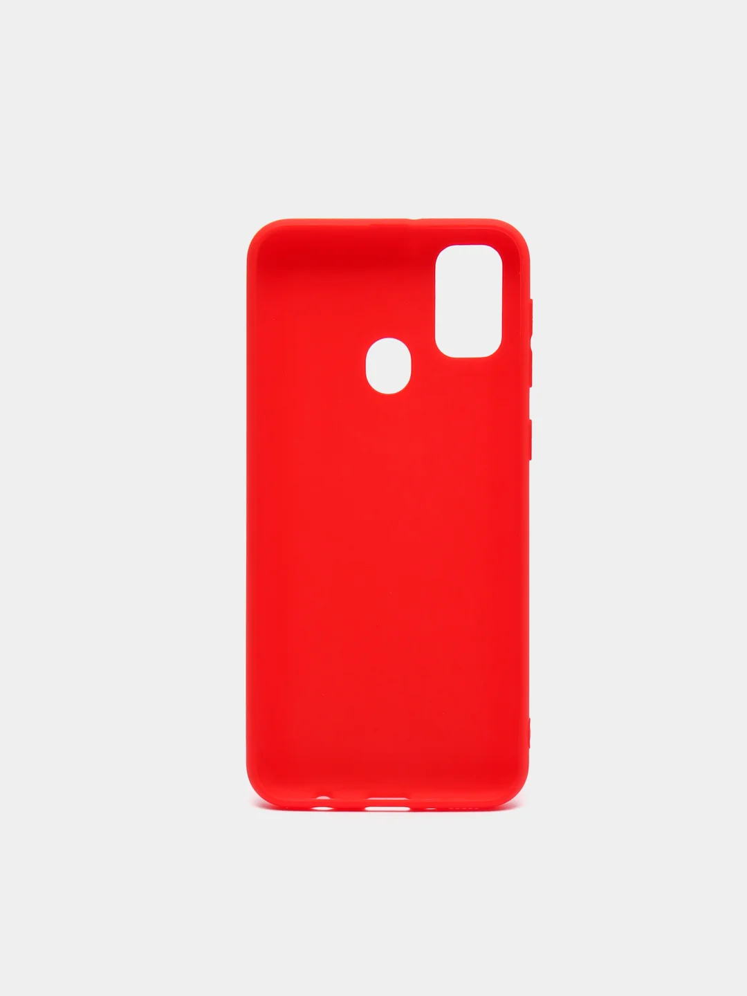 Красный чехол для Samsung Galaxy A52 А72 M21/M30S мягкий матовый TPU силикон