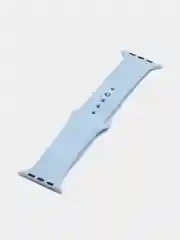 Небесно-голубой силиконовый ремешок для Apple Watch 3, 4, 5, 6, 7, SE на 38/42/40/44