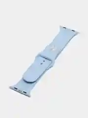 Небесно-голубой силиконовый ремешок для Apple Watch 3, 4, 5, 6, 7, SE на 38/42/40/44