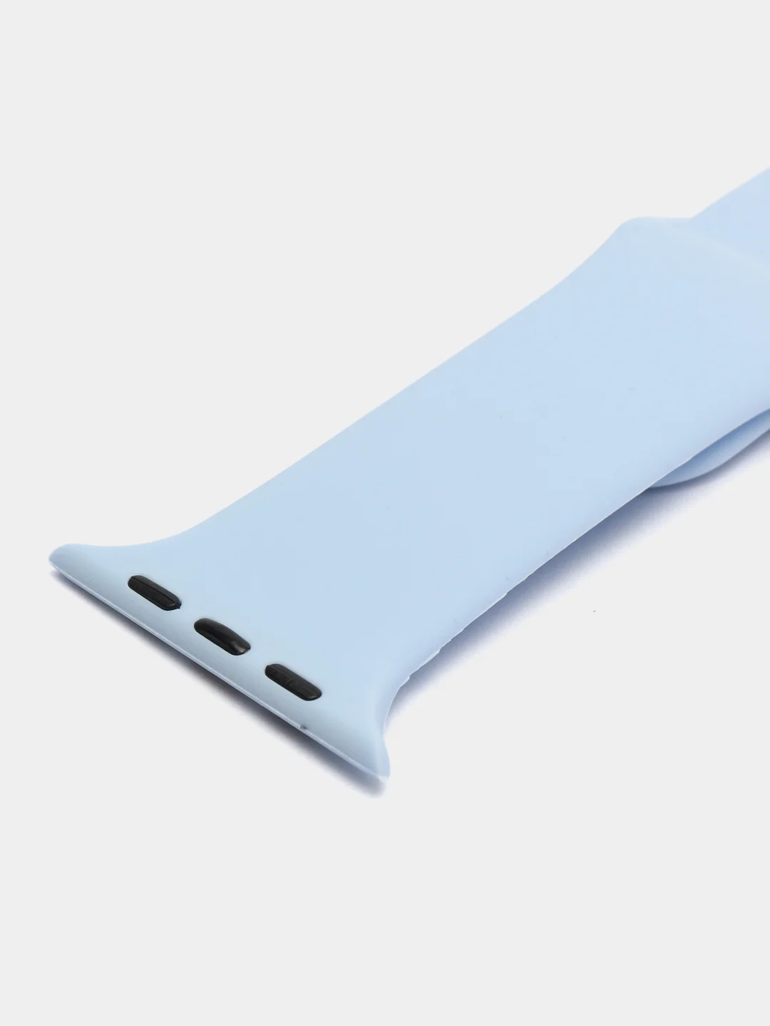 Небесно-голубой силиконовый ремешок для Apple Watch 3, 4, 5, 6, 7, SE на 38/42/40/44