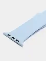 Небесно-голубой силиконовый ремешок для Apple Watch 3, 4, 5, 6, 7, SE на 38/42/40/44