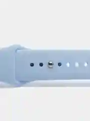Небесно-голубой силиконовый ремешок для Apple Watch 3, 4, 5, 6, 7, SE на 38/42/40/44
