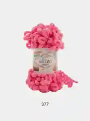 Вишнёвый пряжа с большими петельками Puffy Alize (Ализе Пуффи), разные цвета