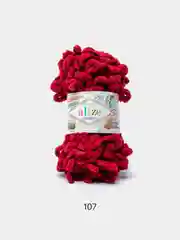 Коралловый пряжа с большими петельками Puffy Alize (Ализе Пуффи), разные цвета