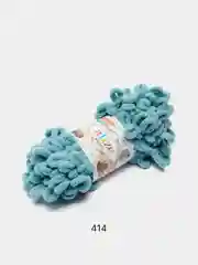 Зелёный хаки пряжа с большими петельками Puffy Alize (Ализе Пуффи), разные цвета