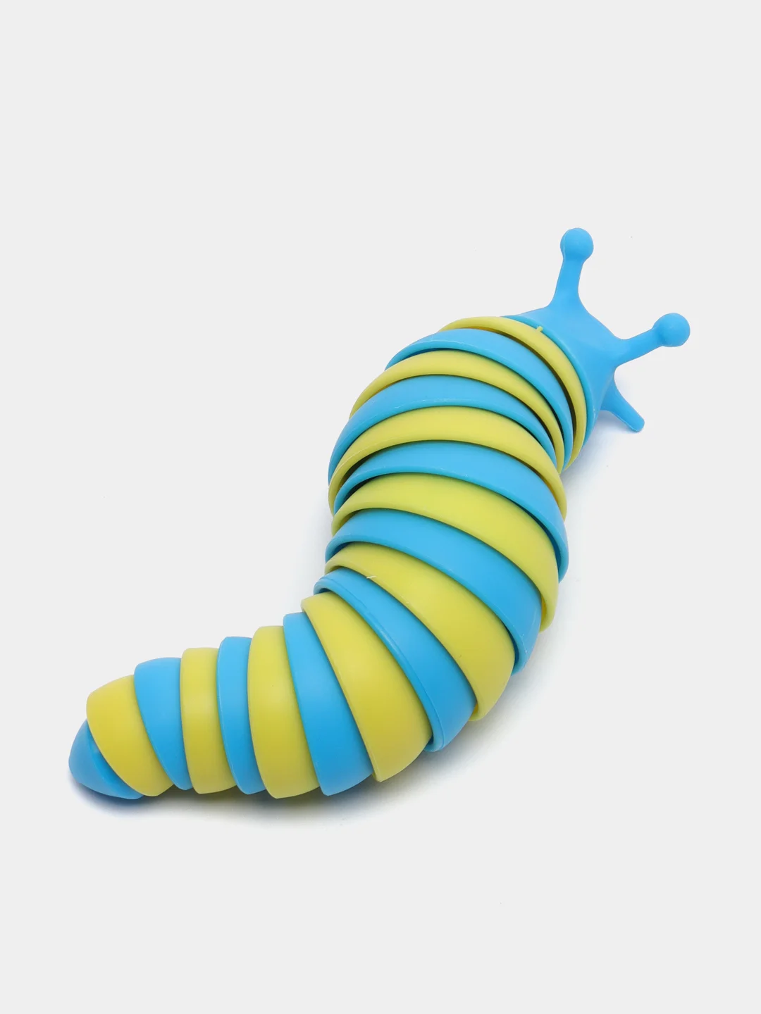Синий finger slug, слизень цветной антистресс, фингер слаг, слизняк антистресс