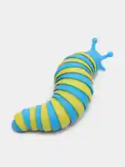 Синий finger slug, слизень цветной антистресс, фингер слаг, слизняк антистресс