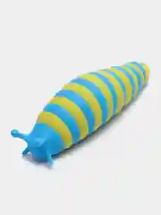 Синий finger slug, слизень цветной антистресс, фингер слаг, слизняк антистресс