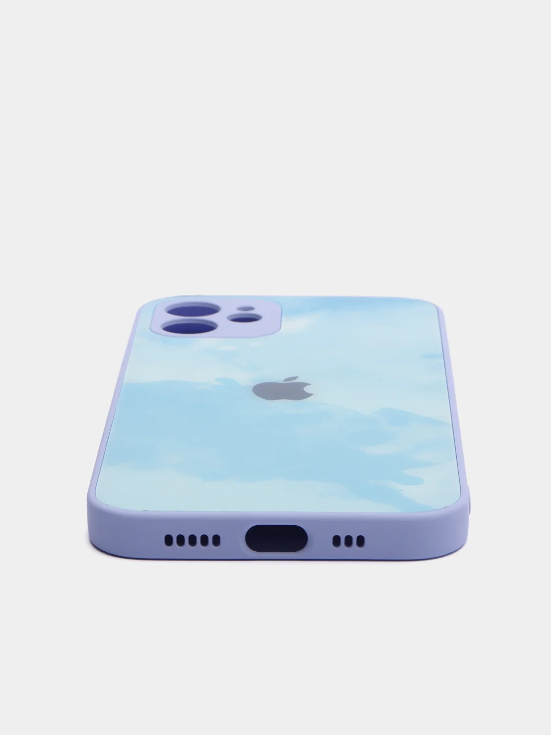 Голубой чехол для IPhone 12