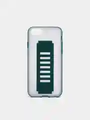 Тёмно-зелёный противоударный чехол с ремешком держателем для iPhone 7, 8, SE 2020