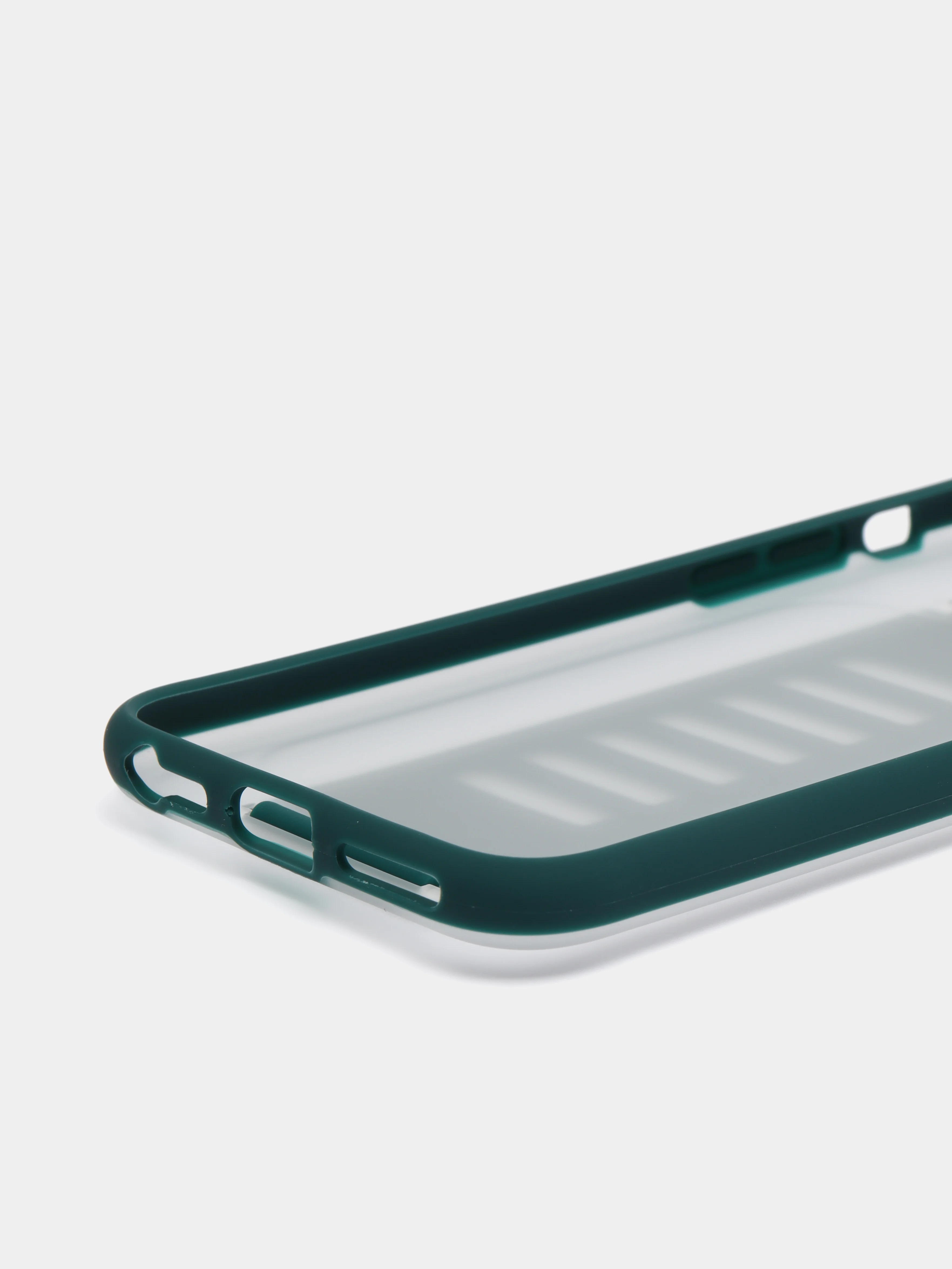Тёмно-зелёный противоударный чехол с ремешком держателем для iPhone 7, 8, SE 2020