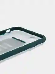 Тёмно-зелёный противоударный чехол с ремешком держателем для iPhone 7, 8, SE 2020