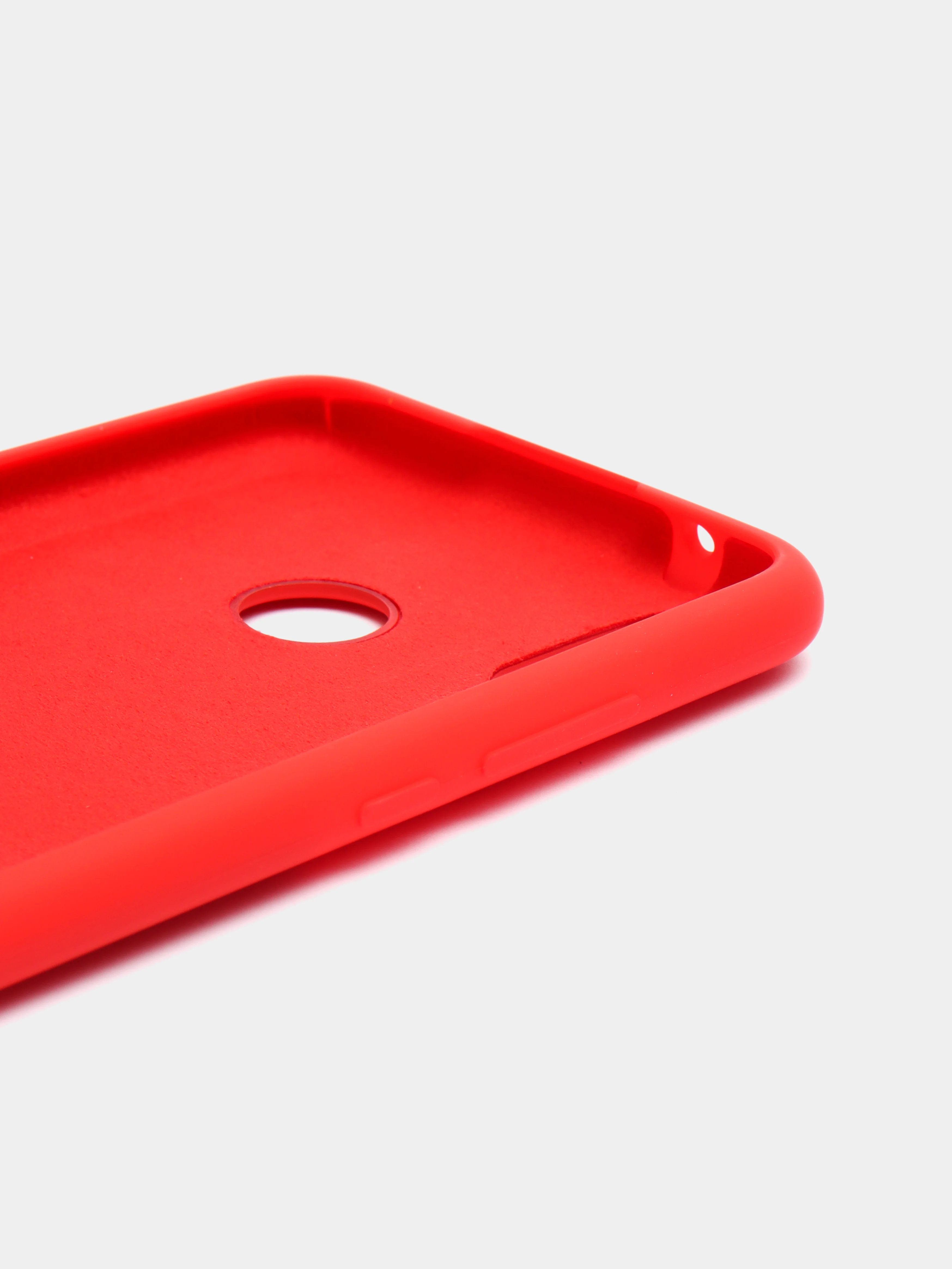 Красный чехол силиконовый Silicone Cover Case для Huawei Honor Y6, 8A, Y9 2019