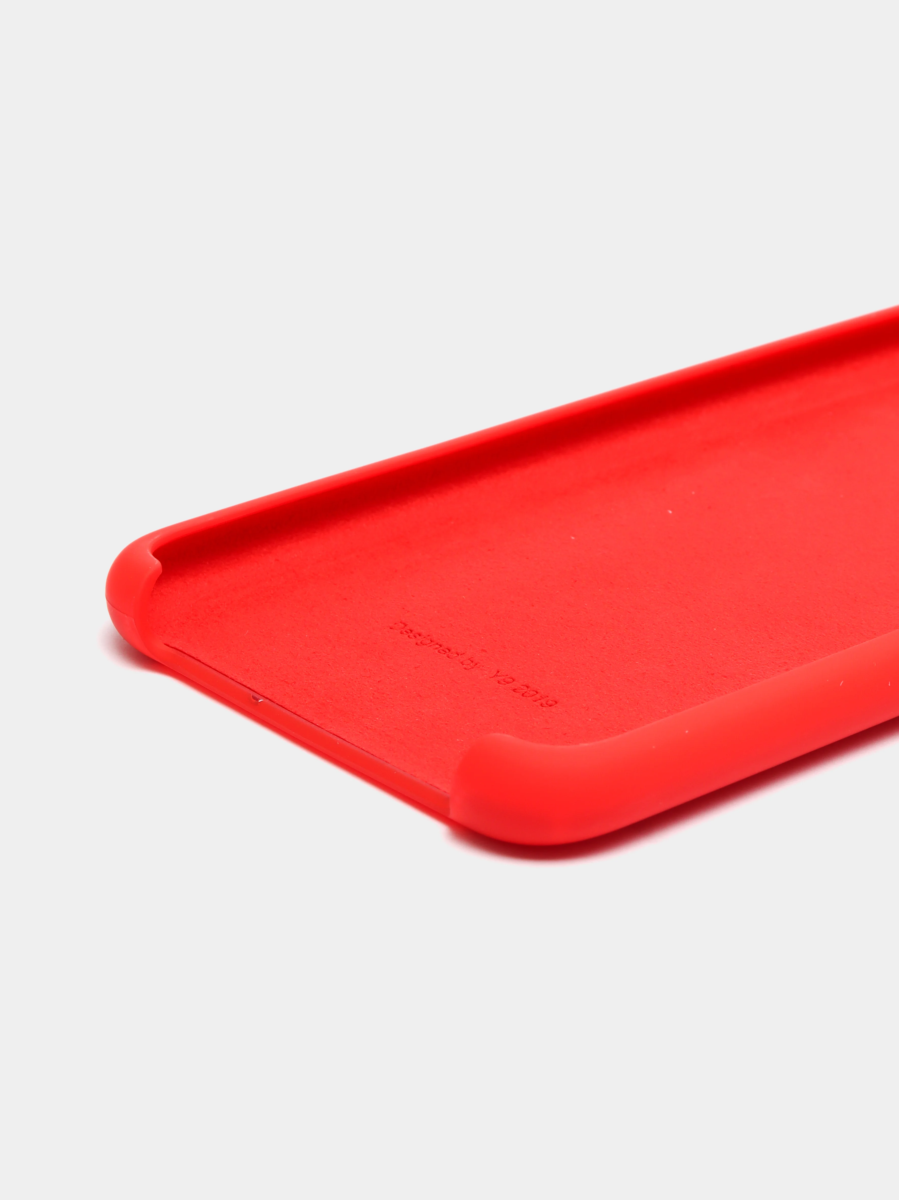Красный чехол силиконовый Silicone Cover Case для Huawei Honor Y6, 8A, Y9 2019