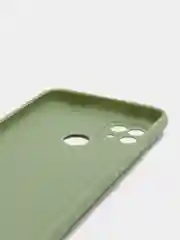Оливковый чехол для Realme C21 силиконовый матовый однотонный