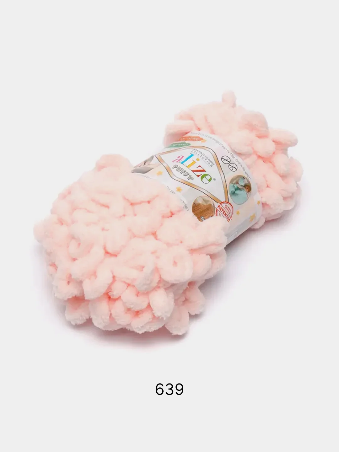 Конфетный пряжа с большими петельками Puffy Alize (Ализе Пуффи), разные цвета