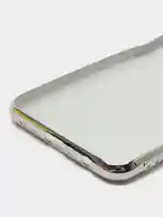 Белый чехол Samsung Galaxy A10s, Самсунг Галакси А10с цветной, силиконовый, с глянцевой рамкой
