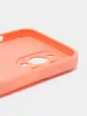 Коралловый чехол Silicone Case для iPhone 12, 12 Pro, Max, 12 mini, 13, 13 Pro, Max с защитой камеры