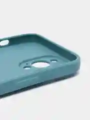 Бирюзовый чехол Silicone Case для iPhone 12, 12 Pro, Max, 12 mini, 13, 13 Pro, Max с защитой камеры