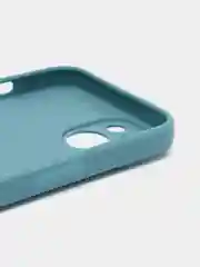 Бирюзовый чехол Silicone Case для iPhone 12, 12 Pro, Max, 12 mini, 13, 13 Pro, Max с защитой камеры