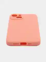 Коралловый чехол Silicone Case для iPhone 12, 12 Pro, Max, 12 mini, 13, 13 Pro, Max с защитой камеры