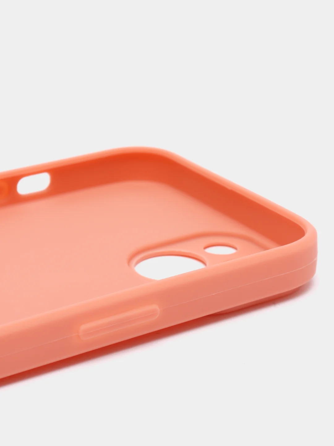 Коралловый чехол Silicone Case для iPhone 12, 12 Pro, Max, 12 mini, 13, 13 Pro, Max с защитой камеры