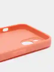 Коралловый чехол Silicone Case для iPhone 12, 12 Pro, Max, 12 mini, 13, 13 Pro, Max с защитой камеры