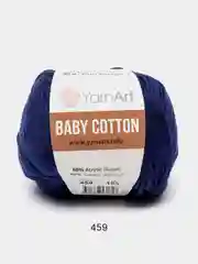 Темно-синий пряжа YarnArt Baby Cotton, 50% хлопок, 50% акрил, 50 г, 165 м