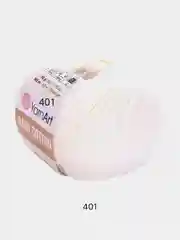 Белый пряжа YarnArt Baby Cotton, 50% хлопок, 50% акрил, 50 г, 165 м