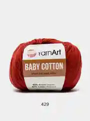 Медный пряжа YarnArt Baby Cotton, 50% хлопок, 50% акрил, 50 г, 165 м