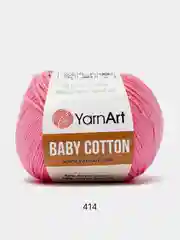 Тёмно-розовый пряжа YarnArt Baby Cotton, 50% хлопок, 50% акрил, 50 г, 165 м