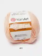 Манго пряжа YarnArt Baby Cotton, 50% хлопок, 50% акрил, 50 г, 165 м