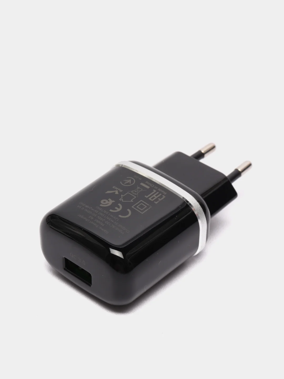 Сетевое зарядное устройство с USB выходом 3.0А Hoco N3, черный