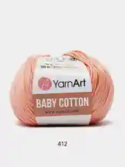 Светло-оранжевый пряжа YarnArt Baby Cotton, 50% хлопок, 50% акрил, 50 г, 165 м