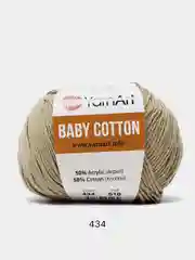Песочный хаки пряжа YarnArt Baby Cotton, 50% хлопок, 50% акрил, 50 г, 165 м