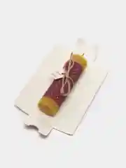 Бордовый свеча из вощины