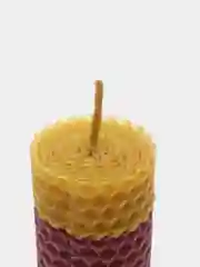 Бордовый свеча из вощины