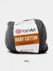 Тёмно-серый пряжа YarnArt Baby Cotton, 50% хлопок, 50% акрил, 50 г, 165 м