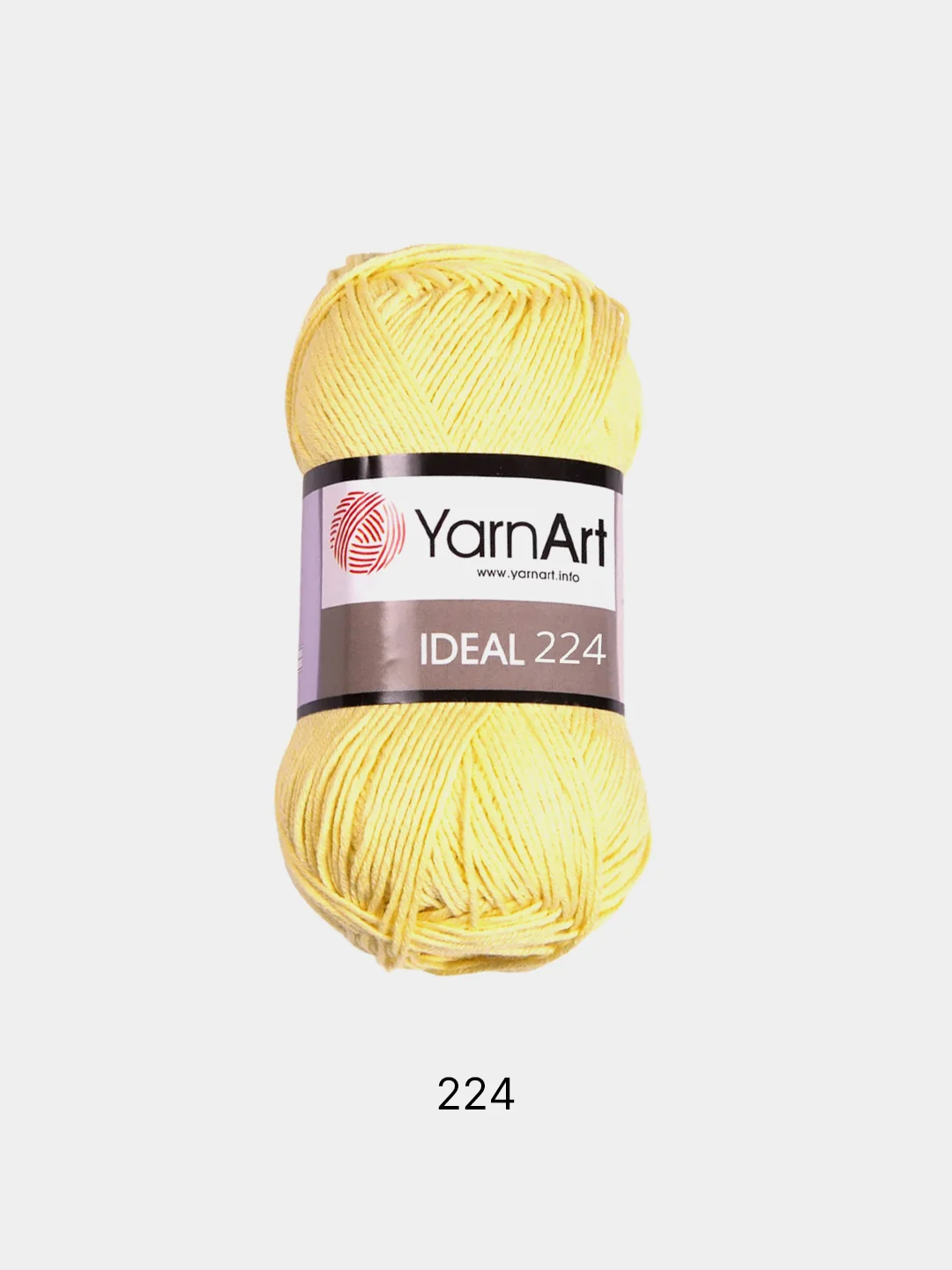 Желтый пряжа YarnArt Ideal, 100% хлопок, 50 г, 170 м