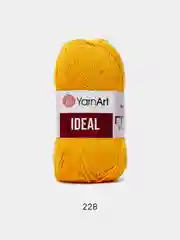Светло-оранжевый пряжа YarnArt Ideal, 100% хлопок, 50 г, 170 м
