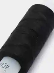 Черный нитки для шитья, 200 метров