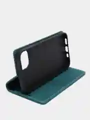 Тёмно-зелёный чехол для iPhone 13, с карманом для карт и подставкой
