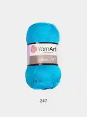 Бирюзовый пряжа YarnArt Ideal, 100% хлопок, 50 г, 170 м