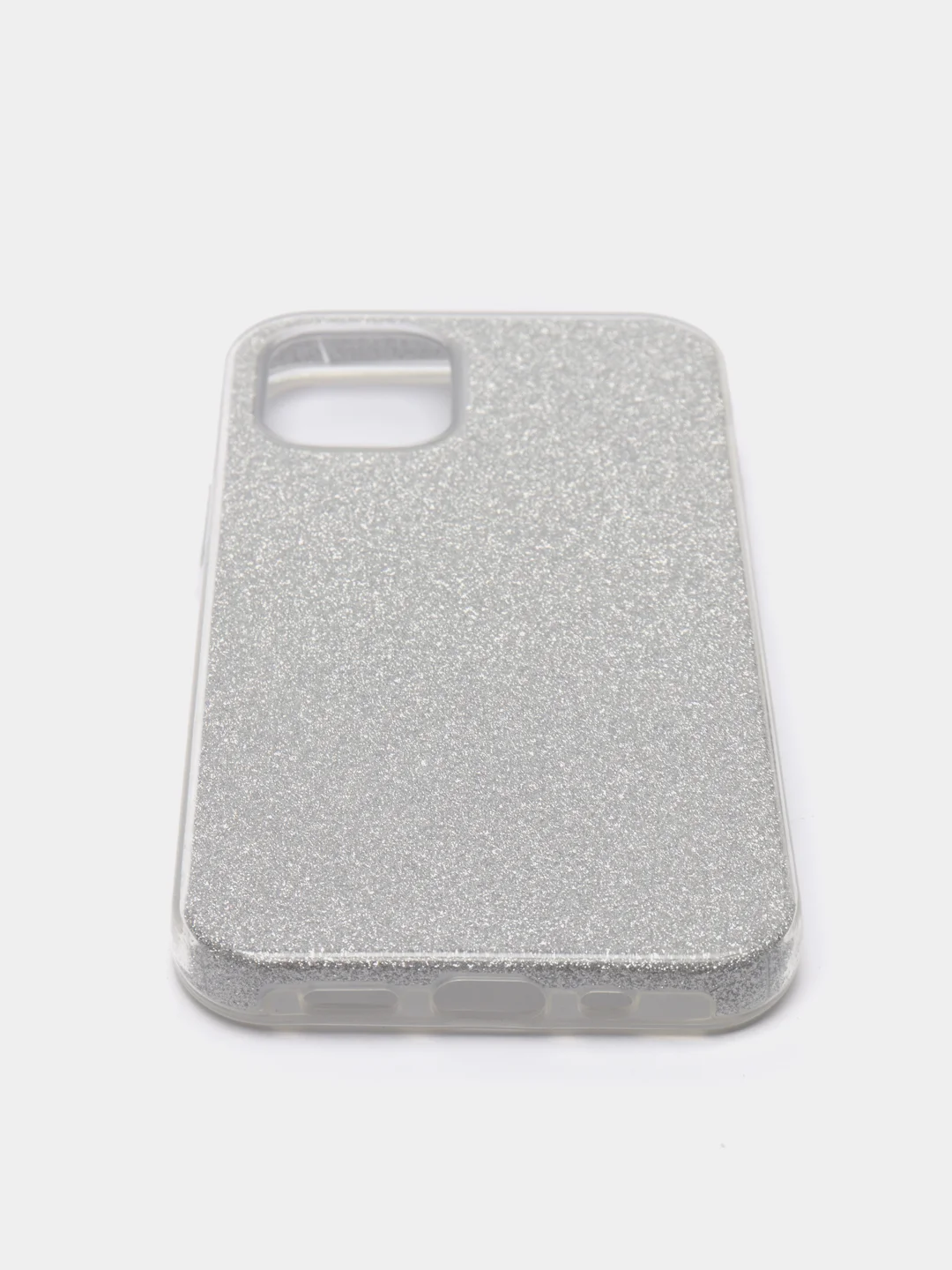 Серебряный чехол iPhone 12 mini, 12 Pro Max силиконовый