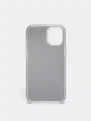 Серебряный чехол iPhone 12 mini, 12 Pro Max силиконовый