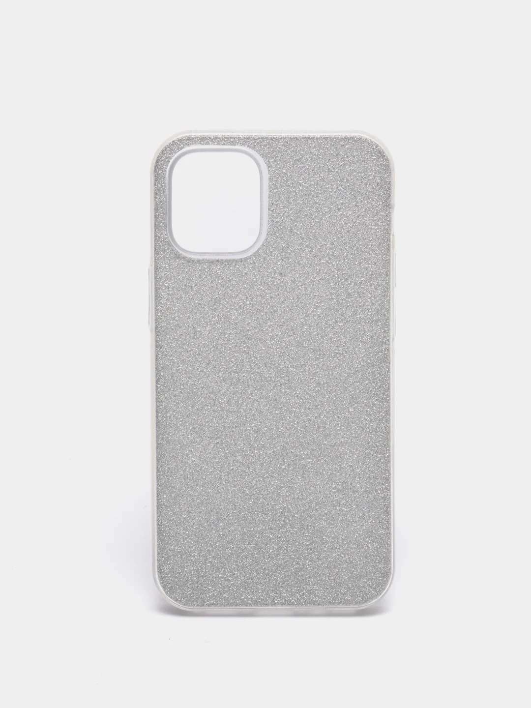 Серебряный чехол iPhone 12 mini, 12 Pro Max силиконовый