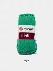 Зеленый пряжа YarnArt Ideal, 100% хлопок, 50 г, 170 м